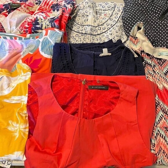 5 lb Reseller Lot Dresses Summer Mini Midi Maxi Assorted Sizes And Brands - Picture 3 of 6